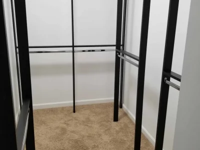 Walk-in Closet 13 Luxury Closet Design with Dual Hanging Rods