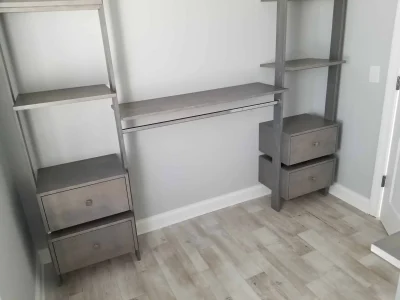 Walk-in Closet 5 Space-Saving Closet Units with Adjustable Shelving