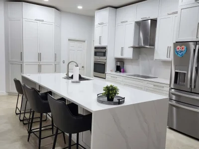 Kitchen Cabinets 5 modern island quartz